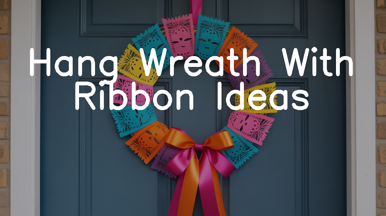 25 Creative Hang Wreath With Ribbon Ideas You’ll Love - Cozy Idea Hub